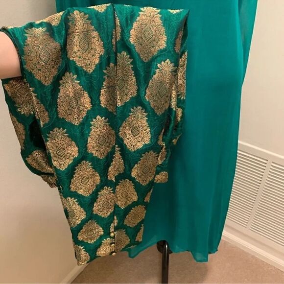 PAKISTANI INDIAN FORMAL DRESS OUTFIT - Picture 4 of 10